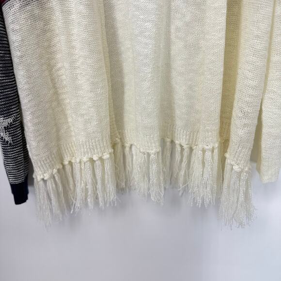 Lane Bryant Size 14-16 Star Spangled Flag Cardigan Open Front Lightweight - Picture 4 of 9